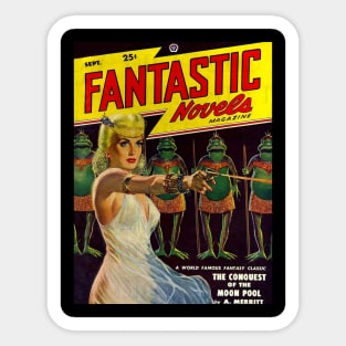 Fantastic Novels Magazine Sticker